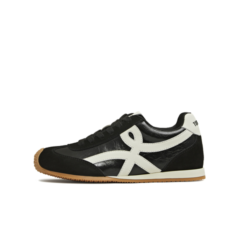 天美意2025冬新款休闲复古百搭内增高德训鞋女阿甘鞋KG096DM5