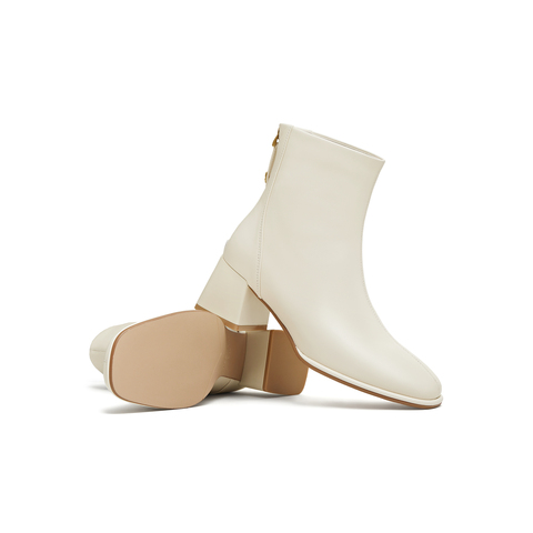 天美意2025冬新款商场同款简约气质时装靴百搭女短靴BM011DD5