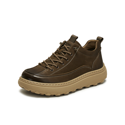 天美意2025冬新款商场同款休闲运动复古户外男工装鞋WCG01DD5