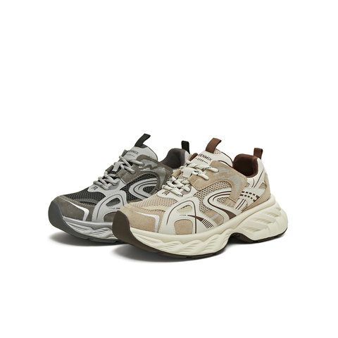 天美意2025秋新款商场同款厚底运动鞋百搭增高女老爹鞋BM291CM5