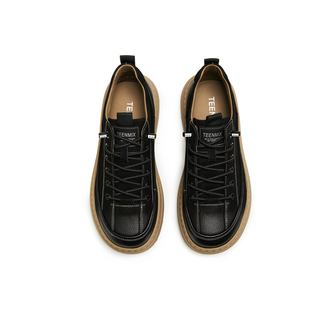 天美意2025冬新款商场同款休闲运动复古户外男工装鞋WCG01DD5