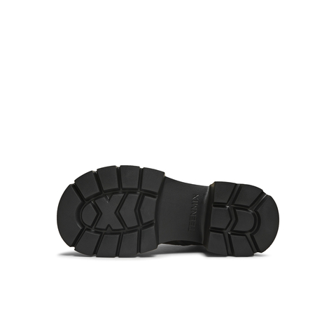 天美意2025冬新款商场同款粗跟复古英伦风短靴女马丁靴CMJ45DD5