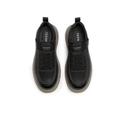 天美意2025冬新款商场同款厚底英伦休闲百搭男工装鞋3XN01DM5