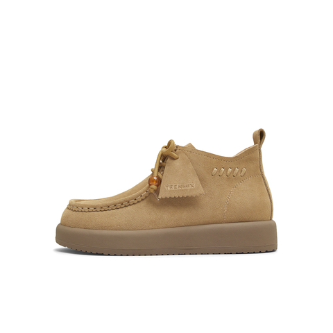 天美意2025冬新款商场同款袋鼠鞋高帮短靴复古女时装靴BL781DD5