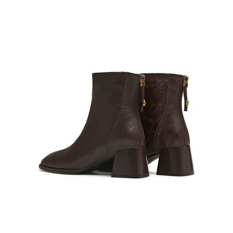 天美意2025冬新款商场同款简约气质时装靴百搭女短靴BM011DD5