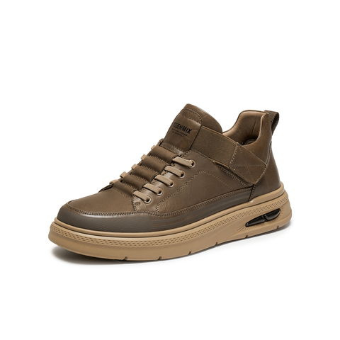 天美意2025冬新款商场同款英伦复古风工装鞋绑带男皮鞋3WX01DM5