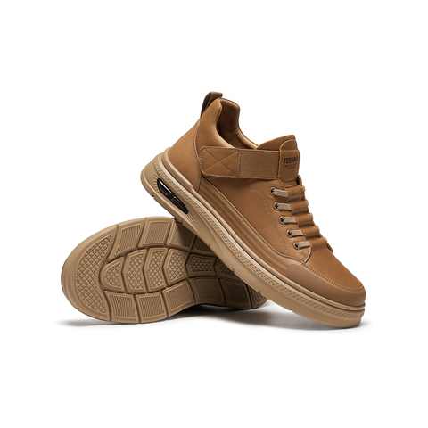 天美意2025冬新款商场同款英伦复古风工装鞋绑带男皮鞋3WX01DM5