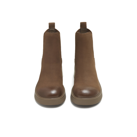 天美意2025冬新款商场同款粗跟休闲经典百搭女切尔西靴BL721DD5