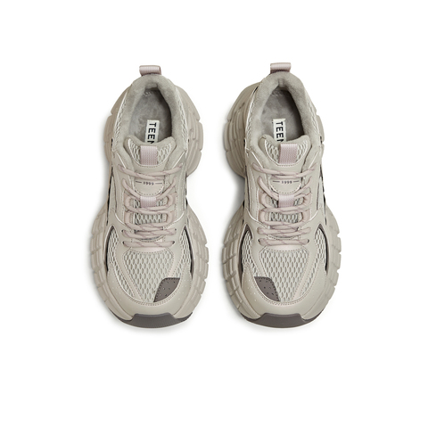 天美意2025冬新款商场同款厚底增高百搭老爹鞋女休闲鞋BM221DM5