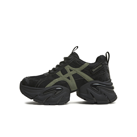 天美意2025冬新款厚底休闲百搭系带运动户外女老爹鞋KD130DM5