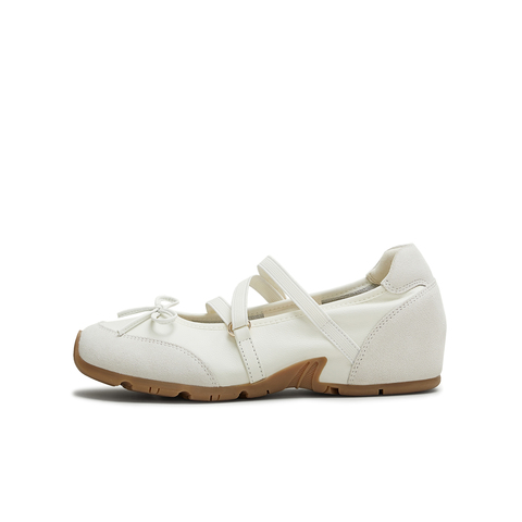 天美意2025秋新款商场同款潮流休闲纯色百搭女玛丽珍鞋BL251CQ5