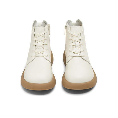 天美意2025冬新款商场同款系带短靴户外潮流女马丁靴CFT40DD5