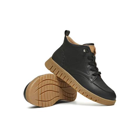 天美意2025冬新款商场同款厚底系带户外百搭女马丁靴CMA43DD5