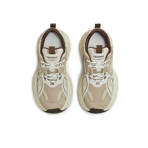 天美意2025秋新款商场同款厚底运动鞋百搭增高女老爹鞋BM291CM5