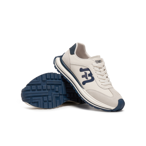 天美意2025冬新款商场同款厚底阿甘鞋德训鞋男休闲鞋3XK01DM5