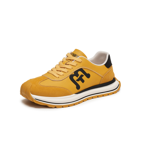 天美意2025冬新款商场同款厚底阿甘鞋德训鞋男休闲鞋3XK01DM5