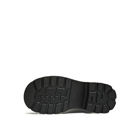 天美意2025冬新款显瘦百搭厚底潮流纯色瘦瘦靴女弹力靴KTX22DC5