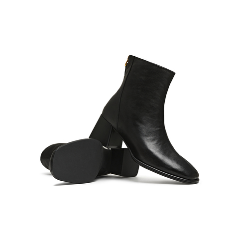 天美意2025冬新款商场同款简约气质时装靴百搭女短靴BM011DD5