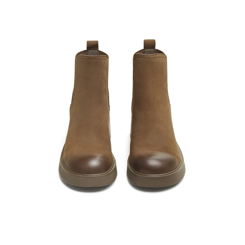 天美意2025冬新款商场同款粗跟休闲经典百搭女切尔西靴BL721DD5