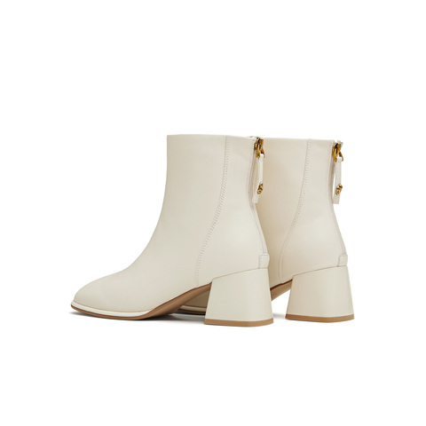 天美意2025冬新款商场同款简约气质时装靴百搭女短靴BM011DD5