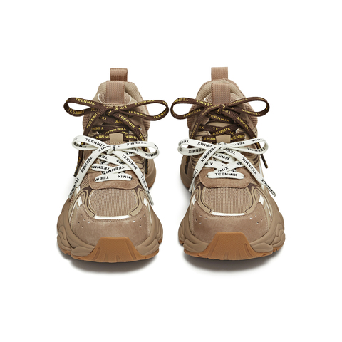 天美意2025冬新款商场同款休闲百搭厚底系带女老爹鞋BM081DD5