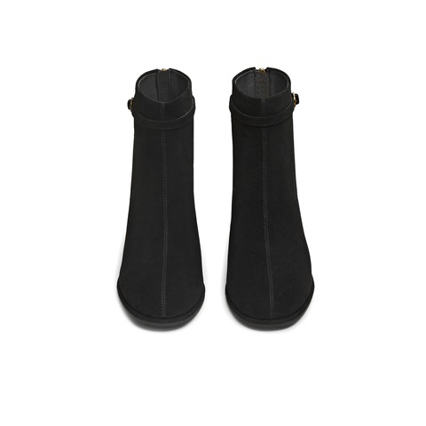 天美意2025冬新款商场同款气质优雅短筒靴简约女时装靴BK032DD5