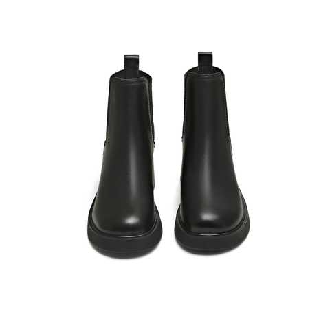 天美意2025冬新款商场同款粗跟休闲经典百搭女切尔西靴BL721DD5