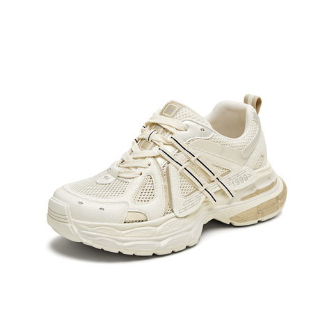 天美意2025夏新款厚底百搭系带潮流休闲运动鞋女老爹鞋KD091BM5