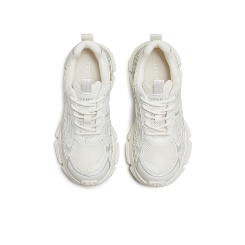 天美意2025秋新款时尚街头潮酷厚底运动老爹鞋女休闲鞋KD116CM5