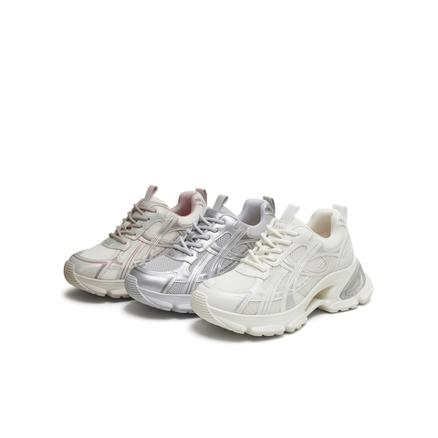 天美意2025秋新款时尚街头潮酷厚底运动老爹鞋女休闲鞋KD116CM5