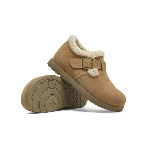 天美意2025秋新款复古百搭休闲通勤一脚蹬半拖女勃肯鞋KK065CM5