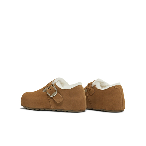 天美意2025冬新款商场同款一脚蹬棉鞋雪地靴女勃肯鞋BM101DM5