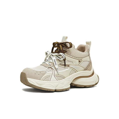 天美意2025冬新款商场同款休闲百搭厚底系带女老爹鞋BM081DD5