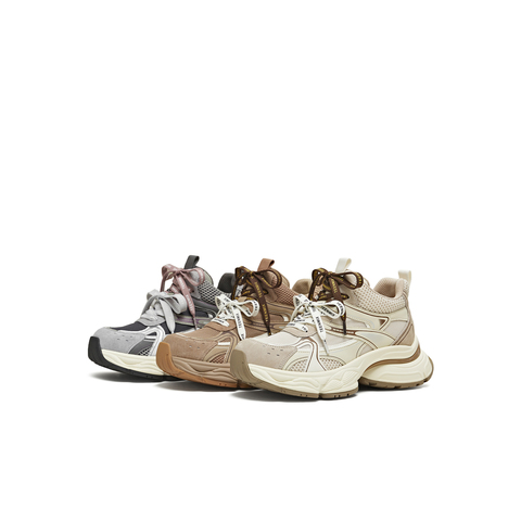 天美意2025冬新款商场同款休闲百搭厚底系带女老爹鞋BM081DD5