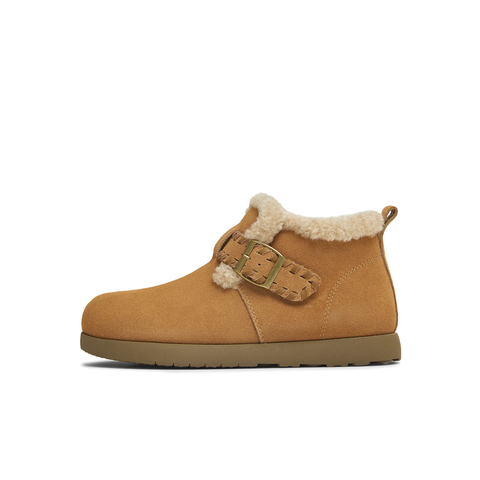 天美意2025冬新款商场同款厚底复古百搭保暖女雪地靴BM111DD5