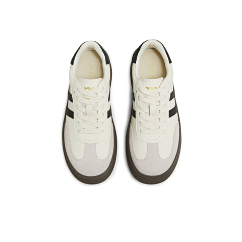 天美意2025冬新款简约休闲德训鞋通勤舒适女休闲鞋KG142DM5