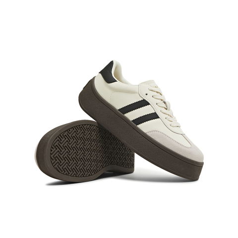 天美意2025冬新款简约休闲德训鞋通勤舒适女休闲鞋KG142DM5