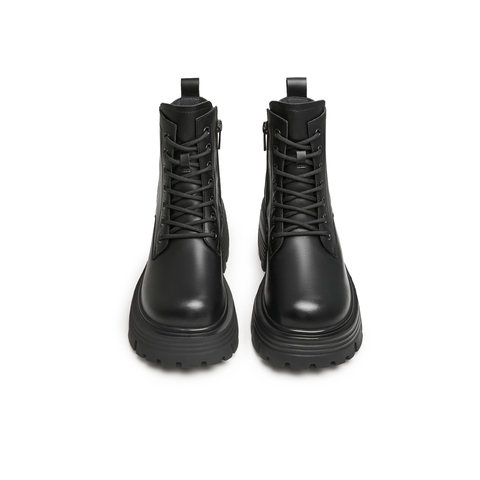 天美意2025冬新款商场同款女休闲时尚百搭增高马丁靴BI601DD5