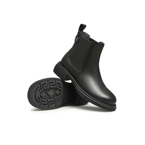 天美意2025冬新款商场同款简约休闲短靴复古女切尔西靴BH231DD5