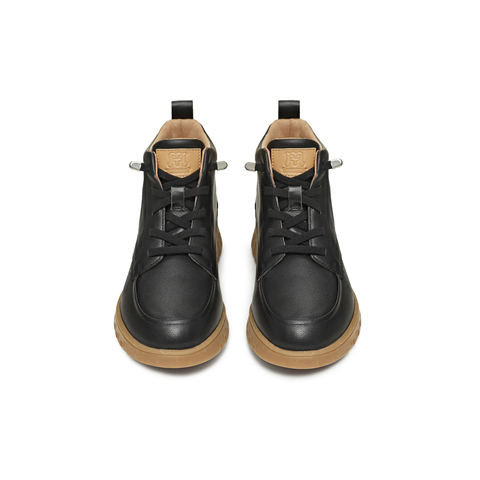 天美意2025冬新款商场同款厚底系带户外百搭女马丁靴CMA43DD5