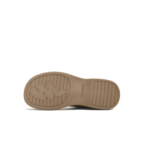 天美意2025冬新款商场同款一脚蹬厚底百搭复古女时装靴CFT41DD5