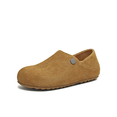 天美意2025秋新款潮流休闲百搭复古一脚蹬通勤女勃肯鞋KK072CM5