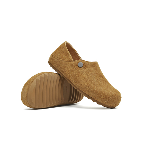 天美意2025秋新款潮流休闲百搭复古一脚蹬通勤女勃肯鞋KK072CM5