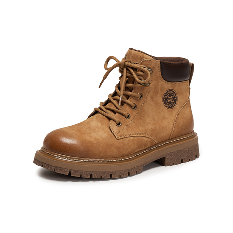 天美意2025冬新款商场同款厚底休闲百搭短靴男马丁靴3XL01DD5