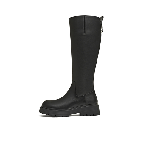 天美意2025冬新款商场同款百搭显瘦舒适长靴女骑士靴CQ981DG5