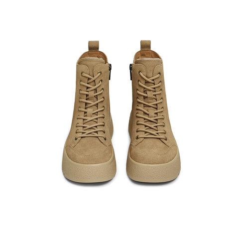 天美意2025冬新款商场同款系带短靴户外潮流女马丁靴CCR40DD5