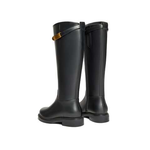 天美意2025冬新款商场同款时髦百搭靴子时装靴女长靴BH791DG5