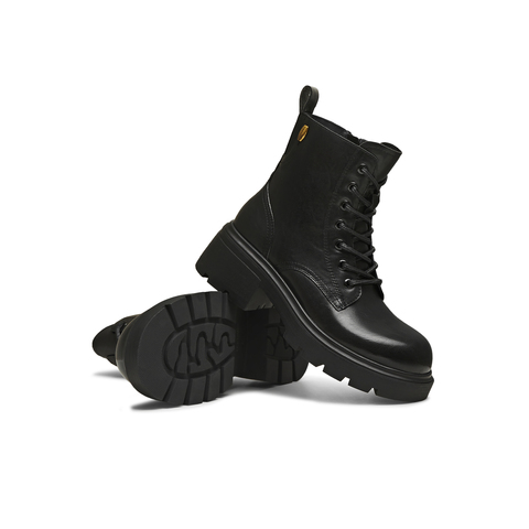 天美意2025冬新款商场同款系带户外百搭增高女马丁靴BL941DD5