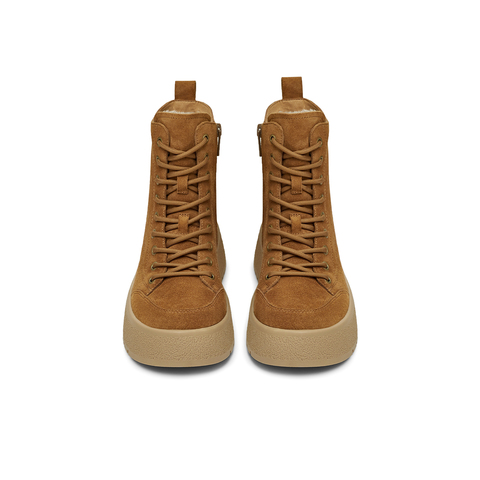 天美意2025冬新款商场同款系带短靴户外潮流女马丁靴CCR40DD5