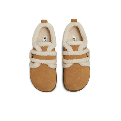 天美意2025冬新款商场同款毛绒保暖休闲百搭女勃肯鞋BM131DM5